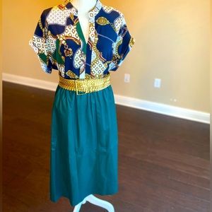 Target Green Faux Leather Skirt